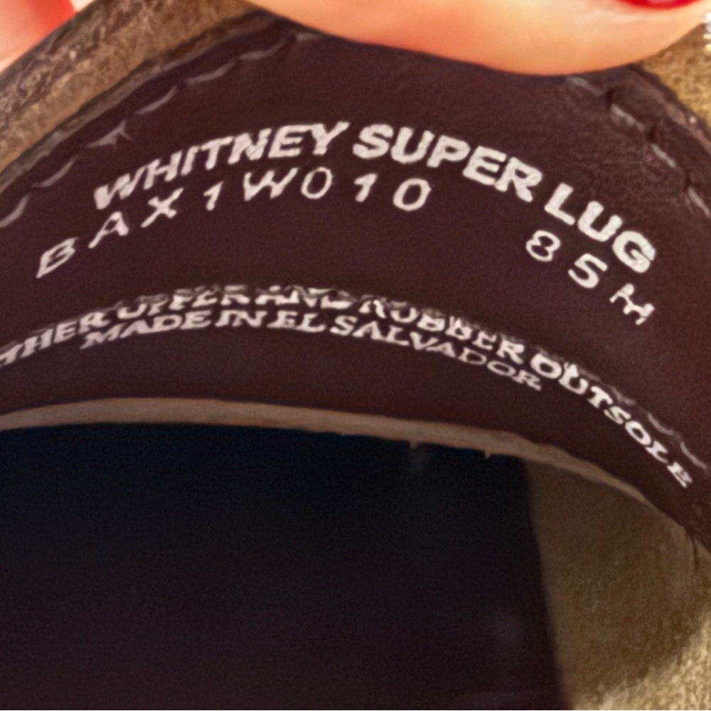 G.H. Bass & Co. Whitney Super Lug Weejuns Wine 8.5M - Picture 4 of 5